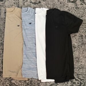 New Balance Men's Short Sleeve Tees - Tan, Blue, White, Black